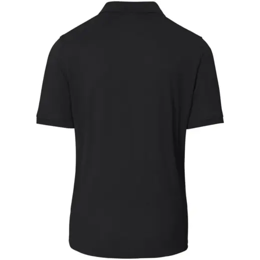 Mens Okiyo Shizen Eco Golf Shirt Black Back
